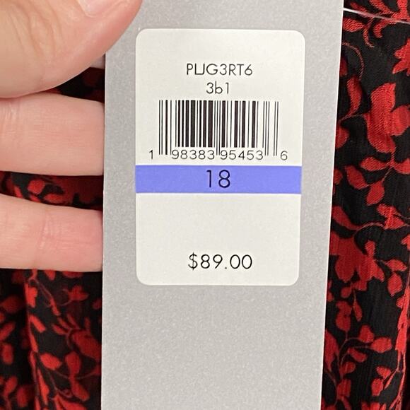 Marc New York Red and Black Maxi Dress - Picture 8 of 8